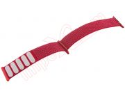 Red nylon belt/strap for smartwatch Apple Watch Series 38 mm